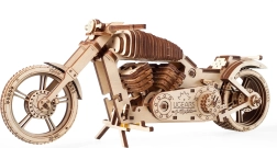 Puzzle 3D en bois moto UGEARS – modèle mécanique sans colle