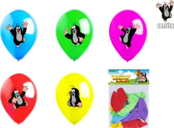 Ballons gonflables 30 cm TAUPE – lot de 5 pcs, 5 motifs