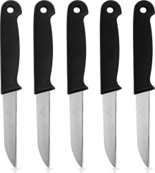 Ensemble de couteaux éplucheurs de cuisine en acier inoxydable, 5 pièces