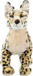 Chat en peluche de savane 50 cm