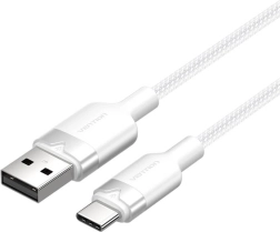 Câble USB 2.0 USB‑A vers USB‑C 3A 2 m blanc Vention