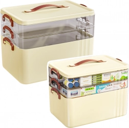 Organisateur de médicaments – grande armoire à pharmacie domestique à plusieurs niveaux