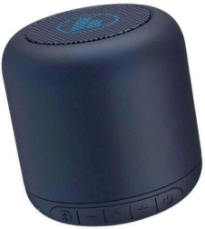 Enceinte Bluetooth mobile Drum bleue