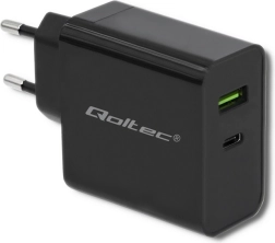 Chargeur secteur 45 W avec USB‑C Power Delivery et USB, noir
