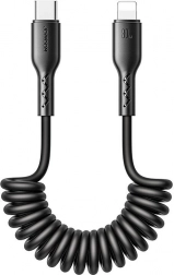 Câble spiralé de voiture charge rapide USB‑C vers Lightning 30 W 1,5 m Joyroom Easy-Travel