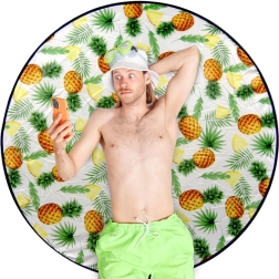 Tapis de plage et de pique-nique rond 138 cm PROBEACH