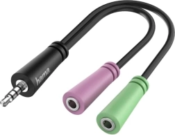 Adaptateur Jack 3,5 mm 4 broches vers 2x Jack 3,5 mm