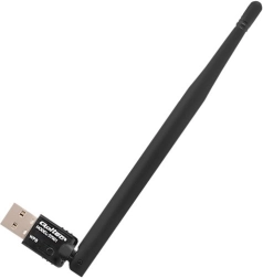 Adaptateur USB Wi‑Fi avec antenne intégrée Qoltec