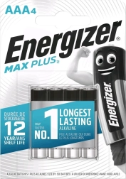 Piles alcalines AAA Max Plus, 4 pcs, blister