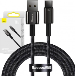 Câble Baseus Tungsten Gold USB vers USB-C, 100 W, 2 m noir