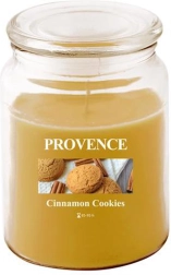 Bougie parfumée en verre Provence biscuits à la cannelle 95 heures