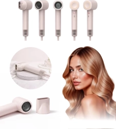 Sèche-cheveux crème multifonction 5-en-1 avec ionisation