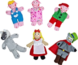 Marionnettes à doigt personnages de contes Bigjigs Toys