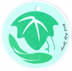 Éponge vaisselle naturelle - verte