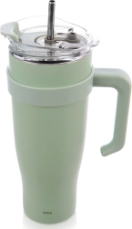 Mug isotherme en acier inoxydable avec anse 1,2 l menthe