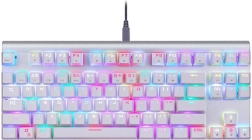 clavier mécanique de jeu Motospeed CK101 RGB blanc
