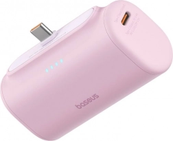 Batterie externe à charge rapide BASEUS Compact USB‑C 5000 mAh, 20 W – rose
