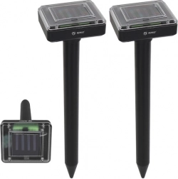 Répulsif solaire contre les taupes et rongeurs REPEST, lot de 2 pièces