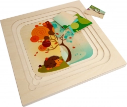 puzzle en bois saisons HESS