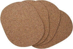 Lot de sets de table en liège 22 × 30 cm (4 pièces)