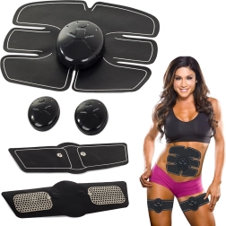 Électrostimulateur EMS 3-en-1 pour abdos, bras et cuisses