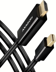 Câble actif Mini DisplayPort vers HDMI 1.4, 1,8 m — AXAGON