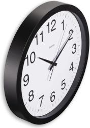 Horloge murale 40 cm Aruba noire
