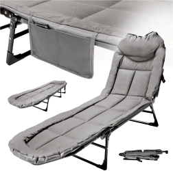 Lit de camping pliant Luaro