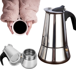 Cafetière moka en acier inoxydable 600 ml