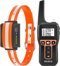 Collier électrique anti-aboiement Rojeco orange