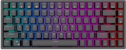 Clavier mécanique sans fil Royal Kludge RK84 avec rétroéclairage RGB et commutateurs rouges