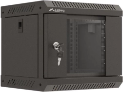Armoire d’installation murale Lanberg Rack WF11 10" 4U 300x300 noire