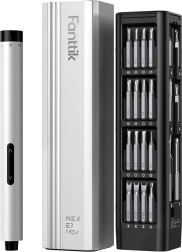 Kit de tournevis électrique de précision Fanttik E1 Max 3,7 V – argent