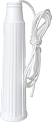 Réservoir de chasse WC avec cordelette en plastique 1 m blanc