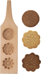 Emporte-pièce en bois avec empreinte – rond, variante 3