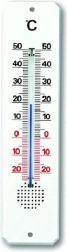 Thermomètre analogique TFA intérieur et extérieur, plastique, blanc