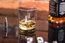 Douilles de refroidissement métalliques pour boissons, 4 pcs