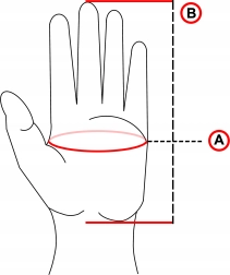 Gants de sport d’hiver tactiles – doublés et imperméables, taille L