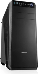 Modecom Oberon Glass boîtier PC noir avec verre trempé