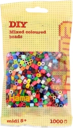 Perles à repasser – grand assortiment de couleurs, 5 mm (1000 pcs)