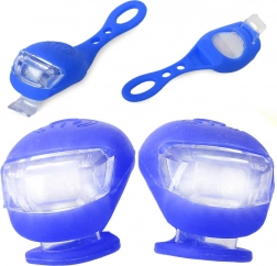 Feux LED en silicone pour vélo, étanches, lot de 2