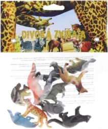 Animaux de la forêt – set de 10 figurines en plastique