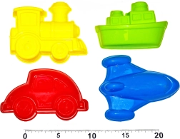 Moules à sable - ensemble de 4 pièces