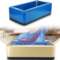 Distributeur automatique de couvre-chaussures - bleu