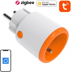 Prise intelligente NEO avec mesure de consommation, Zigbee 3.0, 16 A, FR, compatible avec Apple Home, Google Home et Alexa