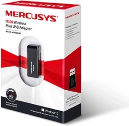 Adaptateur USB sans fil Mercusys MW300UM Mini WiFi N300