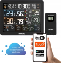 Station météorologique WiFi avec mesure de la pollution de l'air