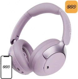 Casque sans fil QCY avec ANC et son Hi‑Res – violet