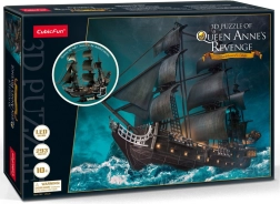 Puzzle 3D lumineux Voilier La Vengeance de la Reine Anne 293 pièces
