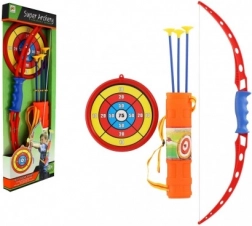 Set de tir à l’arc pour enfants avec cible et flèches à ventouse